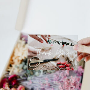 DIY medium floral hoop