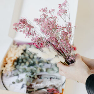 DIY medium floral hoop