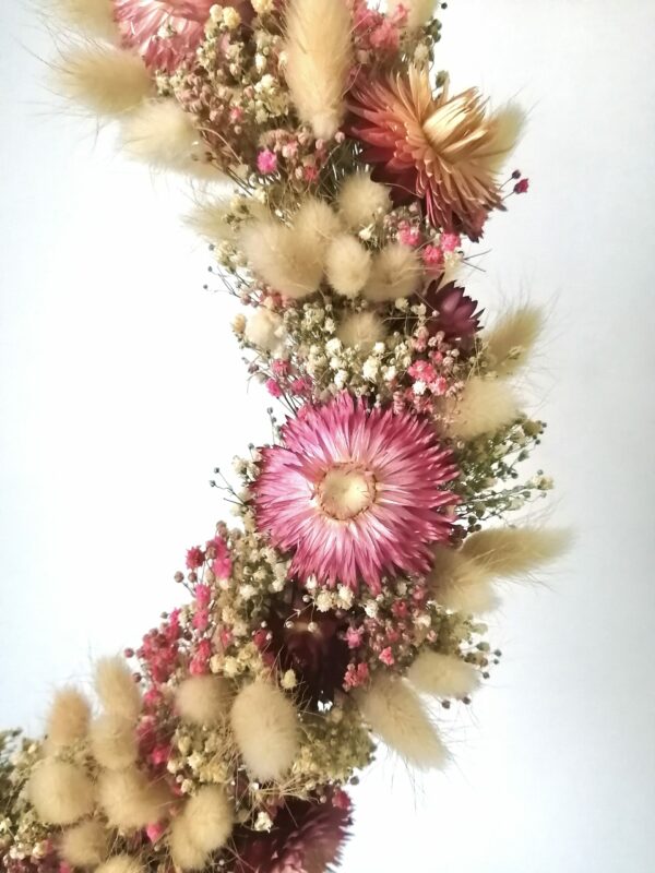 flowerhoop met droogbloemen