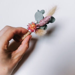 corsages met droogbloemen