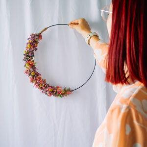 floral hoop Maite