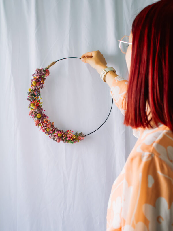 floral hoop Maite