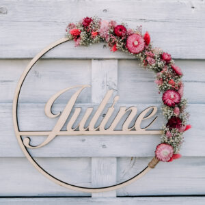 floral hoop