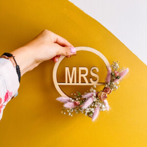 flowerhoop met naam