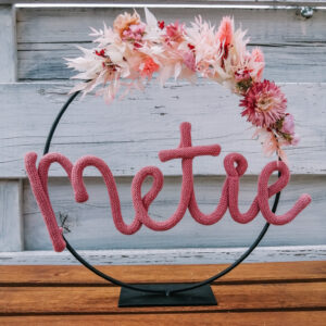gepersonaliseerde flowerhoop
