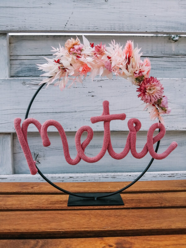 gepersonaliseerde flowerhoop
