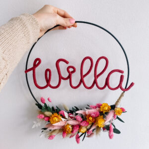 flowerhoop met naam creatieve workshops in Mechelen