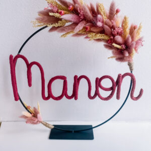 flowerhoop met naam
