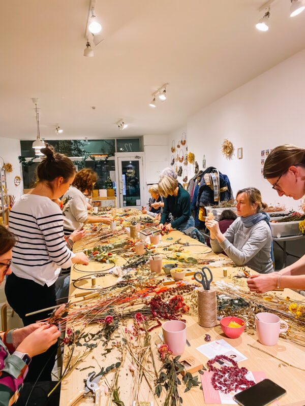 droogbloemen workshop Mechelen