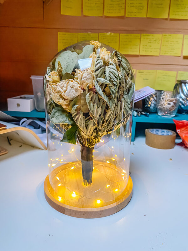 Bruidsboeket met lichtjes