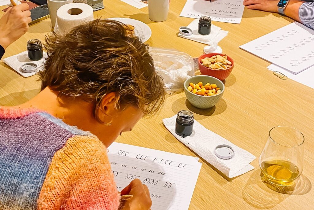 workshop moderne kalligrafie creatieve-workshops-mechelen
