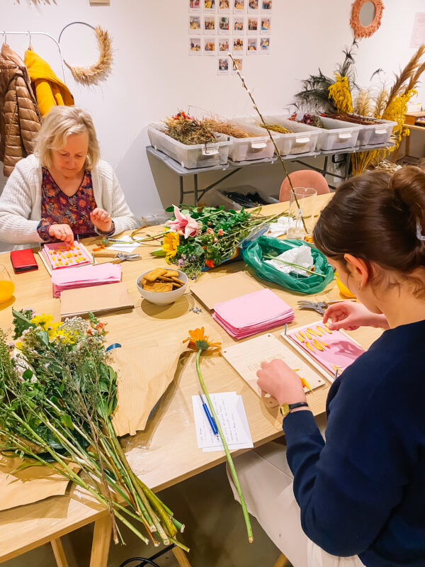 workshop bloemen persen