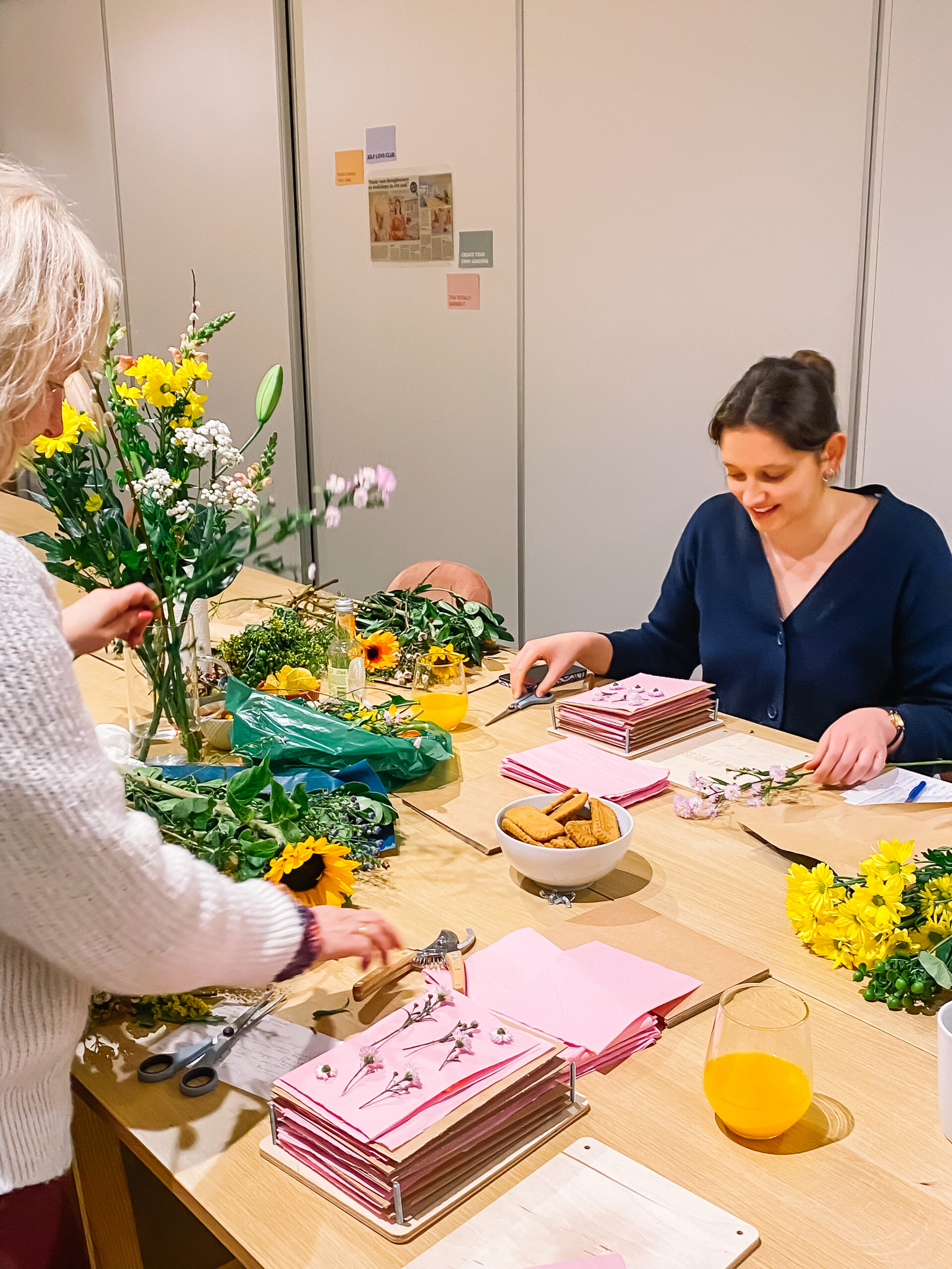 workshop bloemen persen