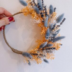 flowerhoop met droogbloemen