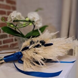 trouwboeket met droogbloemen