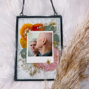 Foto aandenken fotokader overleden persoon