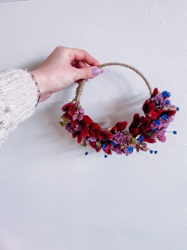 floral hoop