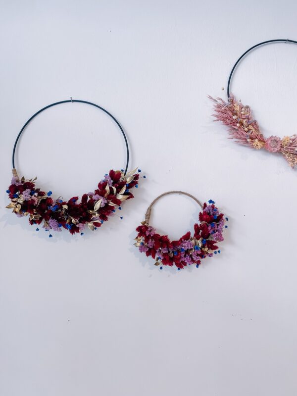 floral hoop