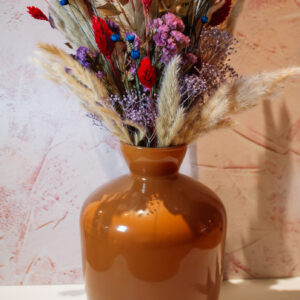 boeket met droogbloemen
