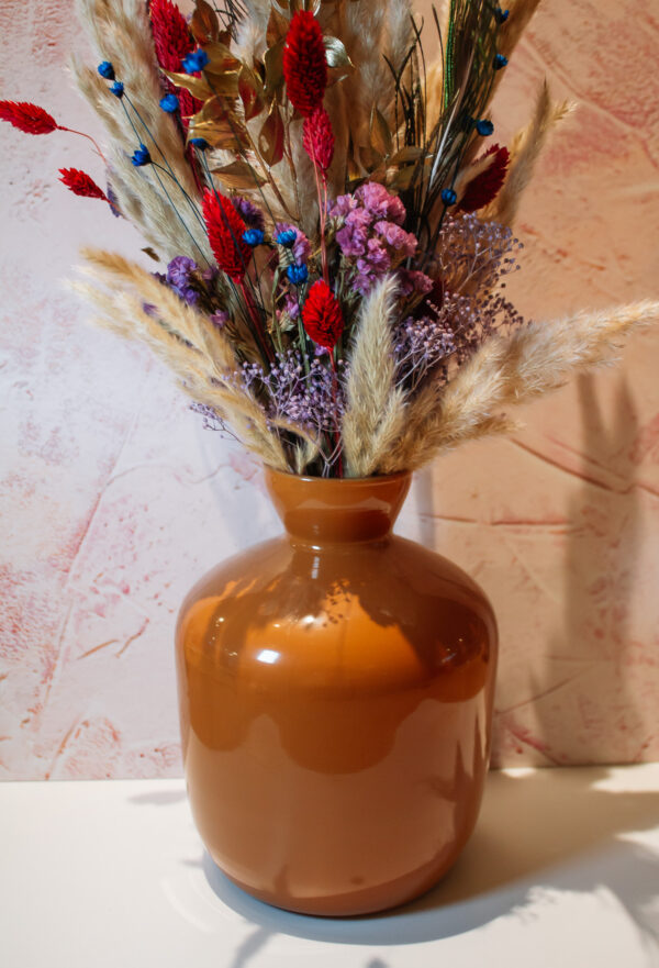 boeket met droogbloemen