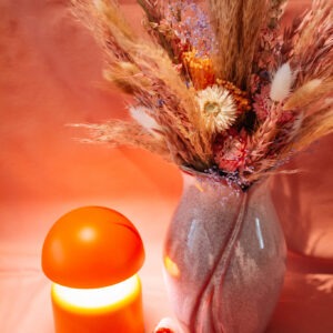 boeket met droogbloemen