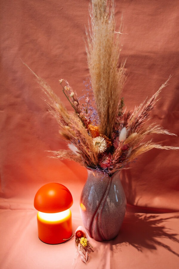 boeket met droogbloemen