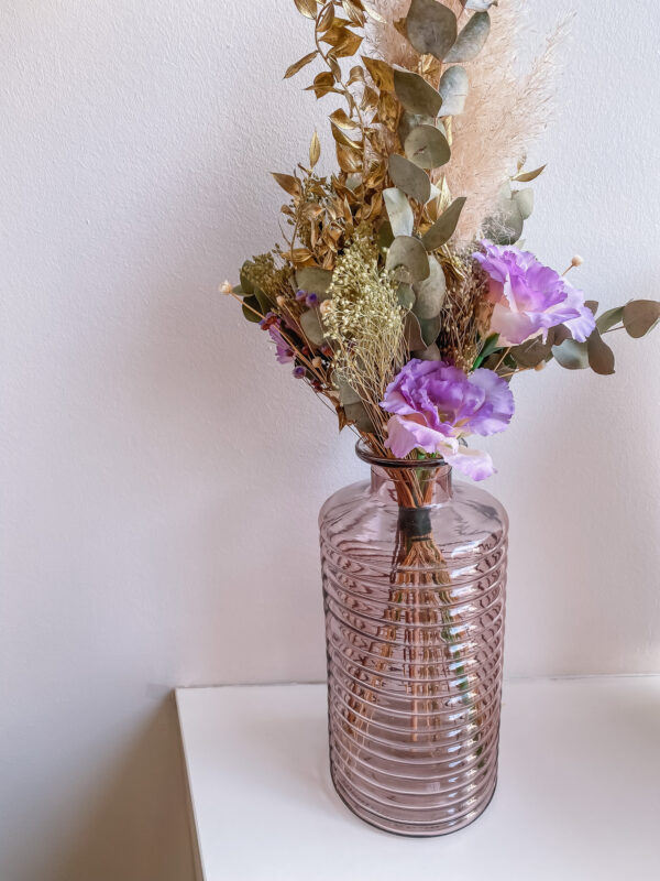 boeket met droogbloemen
