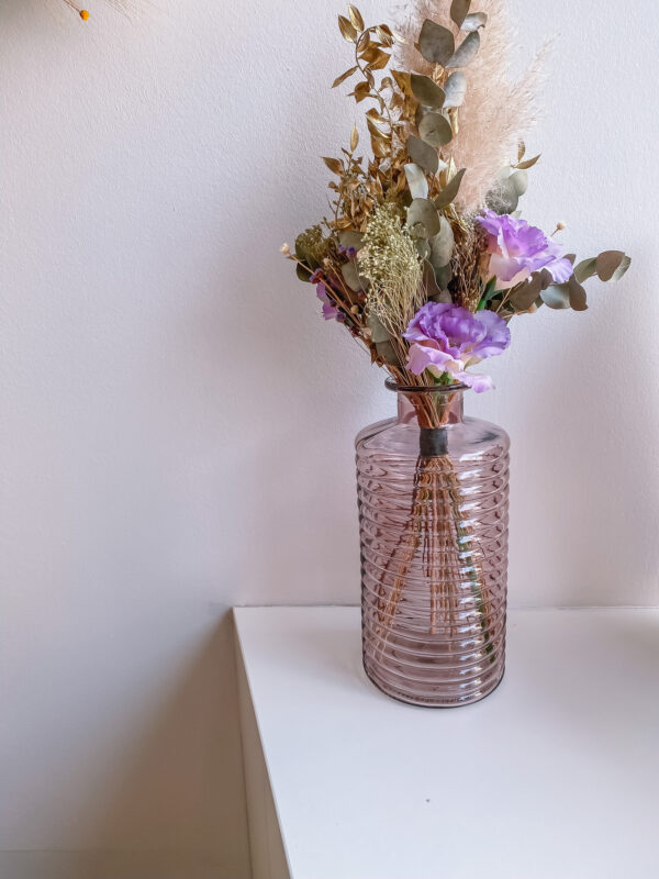 boeket met droogbloemen