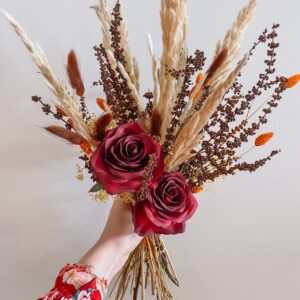 fall favorites klein boeket met droogbloemen