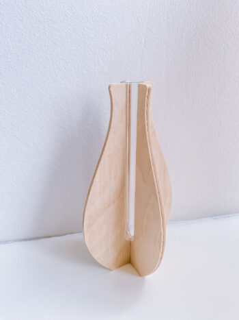 houten vaasje