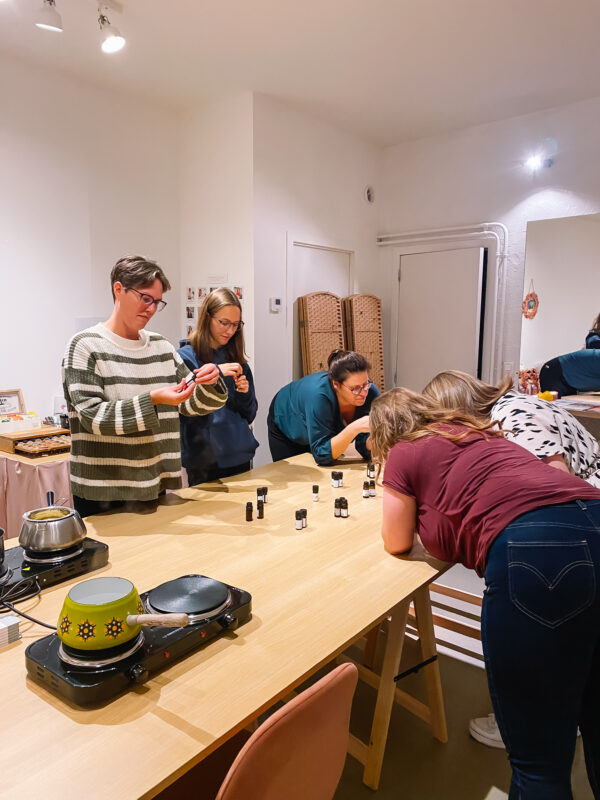 workshop natuurlijke (geur)kaarsen maken