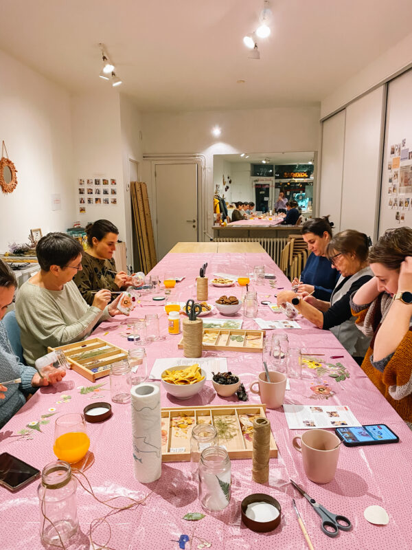 workshop droogbloemen in Mechelen