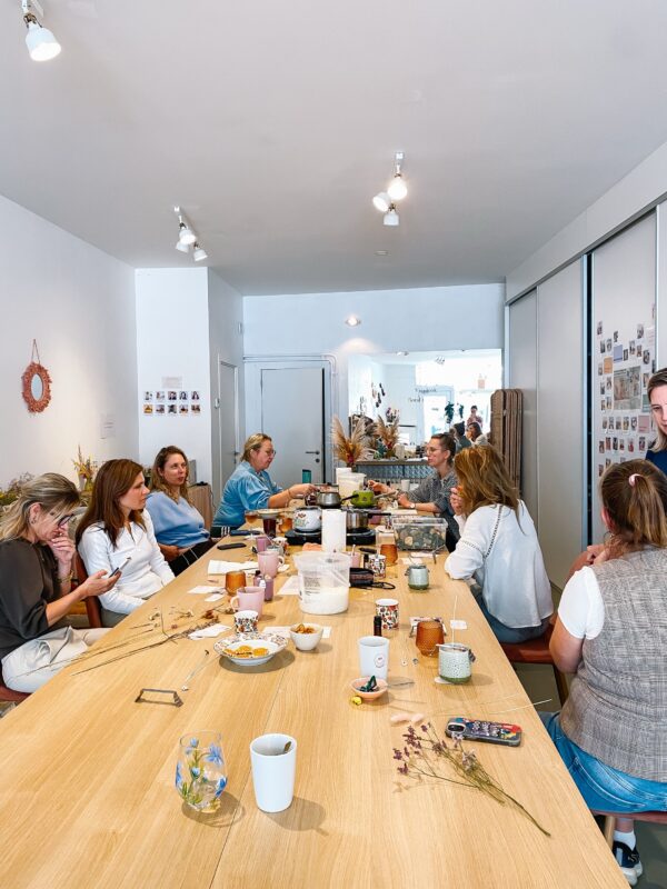 workshop natuurlijke kaarsen