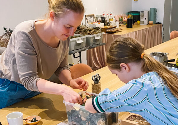 workshop natuurlijke geurhangers met droogbloemen Mechelen