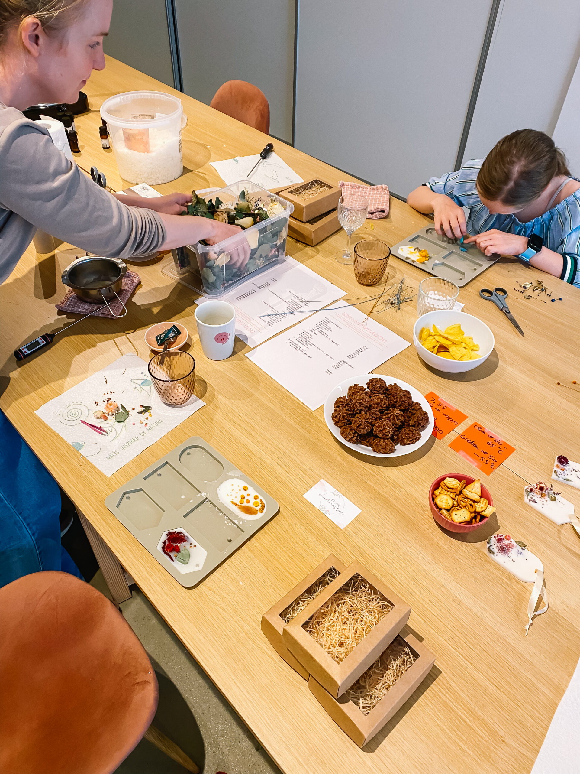 workshop natuurlijke geurhangers met droogbloemen Mechelen