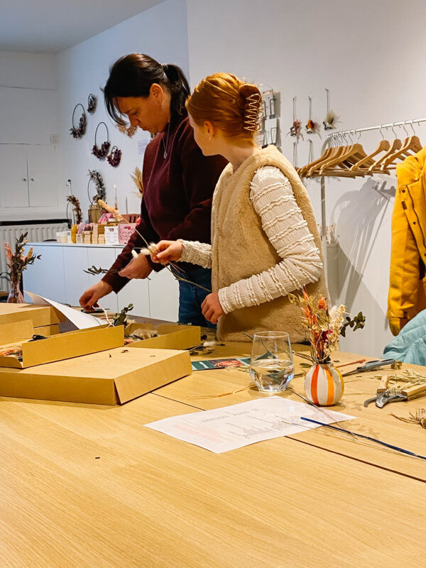 droogbloemen workshop in Mechelen