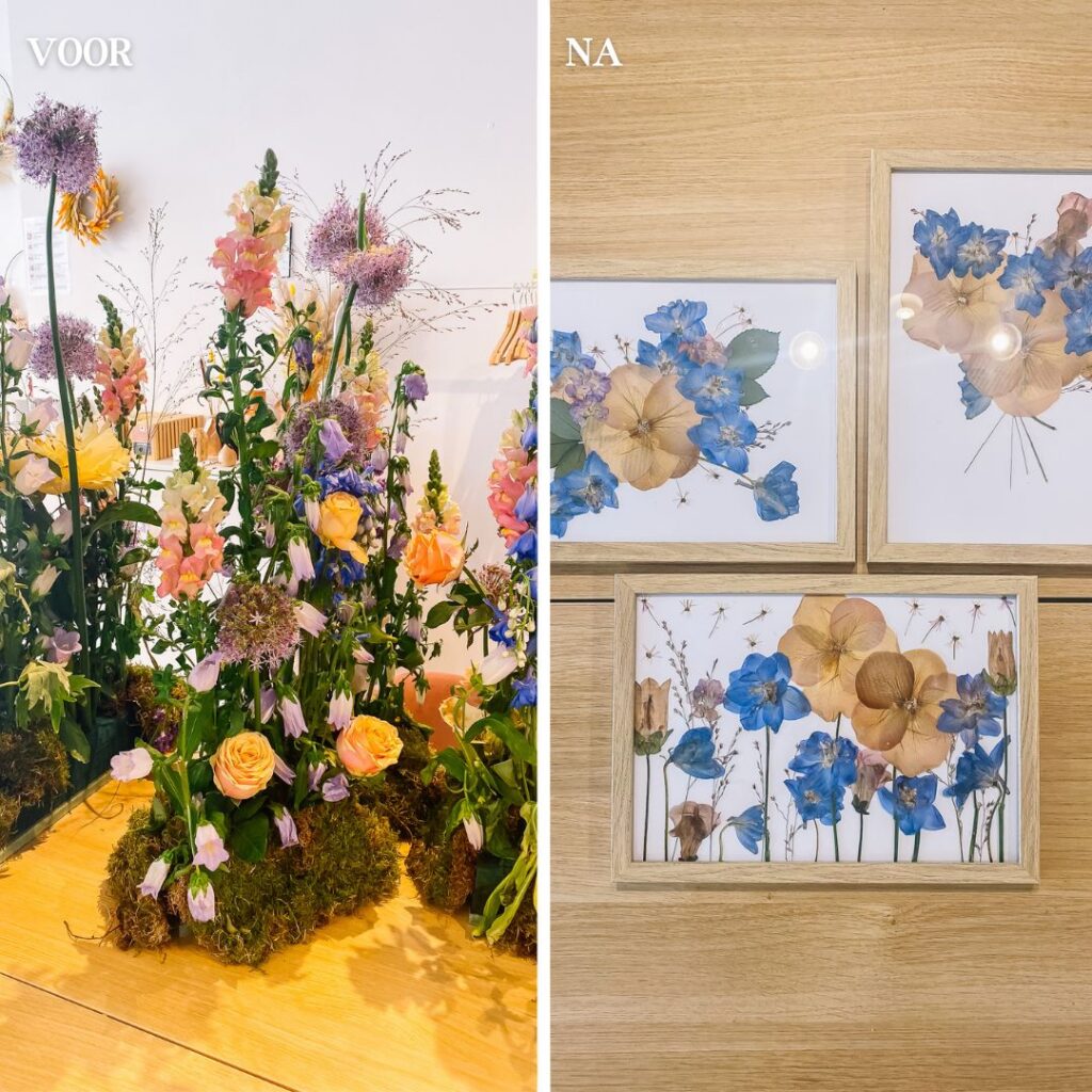 bloemen na overlijden
