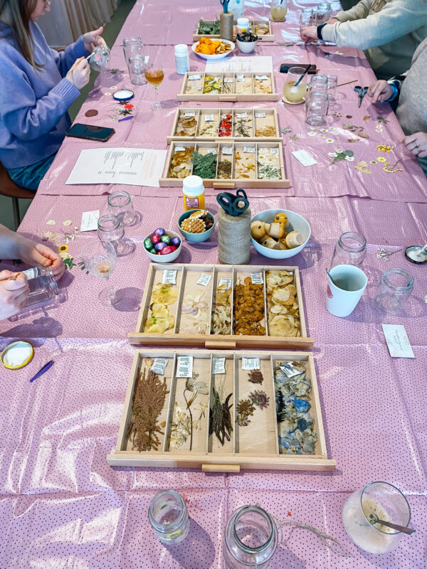 workshop met droogbloemen Mechelen