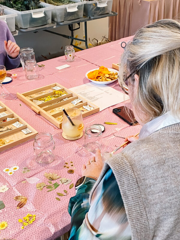 workshop met droogbloemen Mechelen