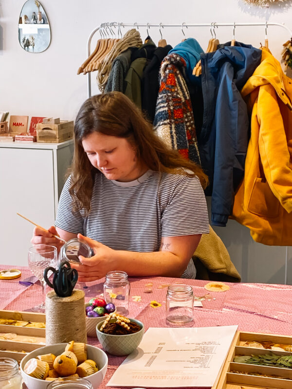 workshop met droogbloemen Mechelen