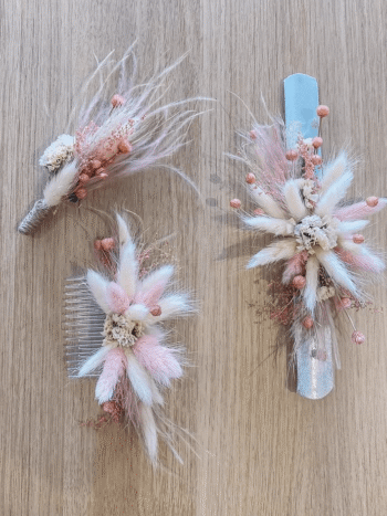 armband met droogbloemen