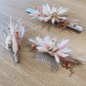 armband met droogbloemen