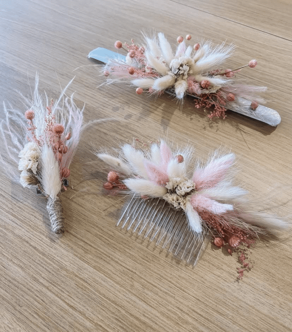 armband met droogbloemen