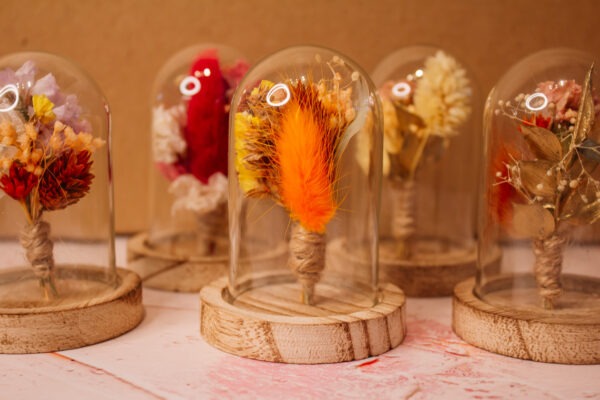 decoratie met droogbloemen