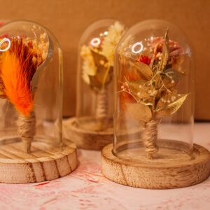 decoratie met droogbloemen