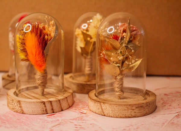decoratie met droogbloemen