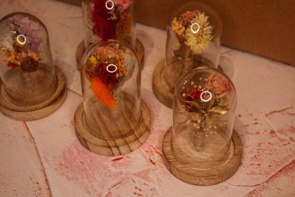decoratie met droogbloemen
