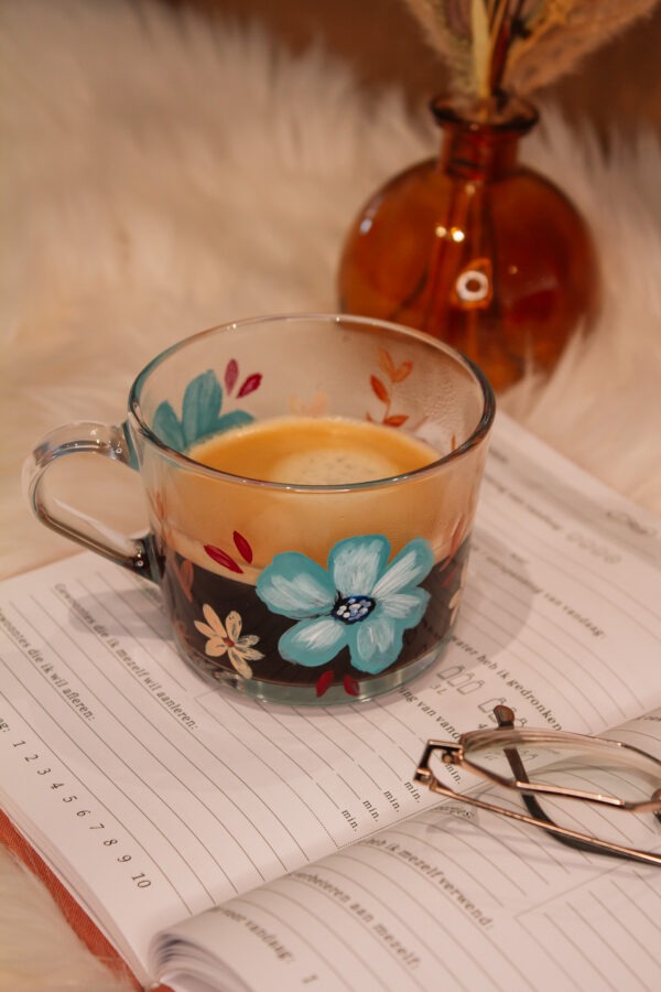 handgeschilderd glas